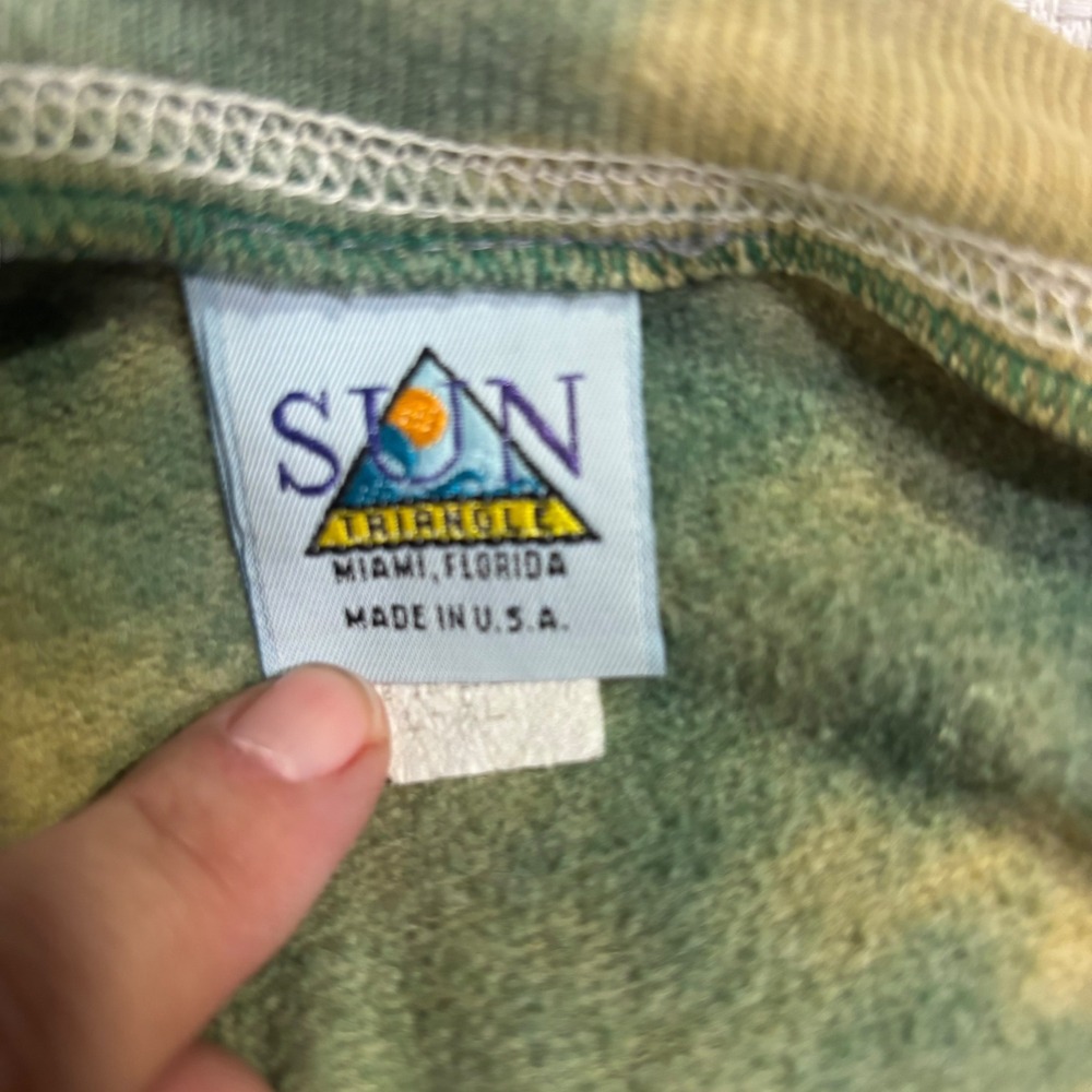 Sun Triangle Niagara Falls Sweatshirt Tie Dye Graphic Crew‎ Neck L XL - Picture 5 of 10